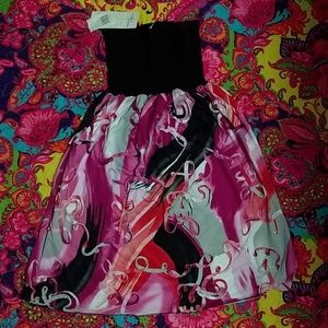 Stretchy tube top dress